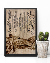 Load image into Gallery viewer, I Pray You'll Always Be Safe Great Gift From Mom To Daughter Vertical Poster
