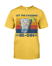 Load image into Gallery viewer, Lovely Phone Case Let The Evening Be-Gin Retro Vintage Guys Tee
