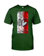 Load image into Gallery viewer, Baseball Peaceful Love Gift For Baseball Lovers Guys Tee
