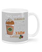 Load image into Gallery viewer, The Quarantine Time With Yarn And Coffee Gift For Women Mug
