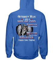 Load image into Gallery viewer, October Man Son Of God Birthday Meaningful Gift For Men Hoodie
