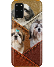 Load image into Gallery viewer, Three Cute Shih Tzu In Bag Gift For Dog Lovers Phone case

