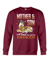 Load image into Gallery viewer, Mother And Son A Bond That Can't Be Broken Sweatshirt
