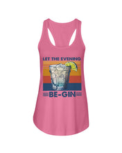 Load image into Gallery viewer, Lovely Phone Case Let The Evening Be-Gin Retro Vintage Ladies Flowy Tank
