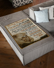 Load image into Gallery viewer, Always Be My Baby Girl Loving Action Of Love Mom Gift For Daughter Fleece Blanket

