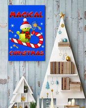 Load image into Gallery viewer, Tennis Players Magical Christmas Snowman Gift For Women Vertical Poster
