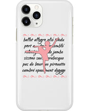 Load image into Gallery viewer, Ballet Words Pink Pattern Gift For Ballet Dancer Phone case
