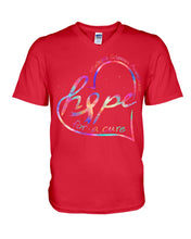 Load image into Gallery viewer, Hope For A Cure Multiple Sclerosis Awareness Guys V-Neck
