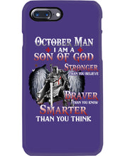 Load image into Gallery viewer, October Man Son Of God Birthday Meaningful Gift For Men Phone case
