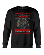 Load image into Gallery viewer, Never Underestimate This Old Man Who Was Born In June Custom Design Sweatshirt
