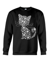 Load image into Gallery viewer, Cat With Clover Lucky Great Gift For Cat Lovers Sweatshirt
