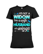 Load image into Gallery viewer, I'm A Wife Husband With Wings Trending Ladies Tee
