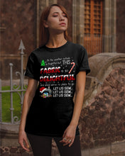 Load image into Gallery viewer, Weather Outside Frightful Sewing Let Us Sew Guys Tee
