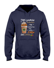 Load image into Gallery viewer, The Quarantine Time With Yarn And Coffee Gift For Women Hoodie
