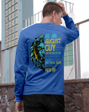 Load image into Gallery viewer, As An August I Am The Kind Of Man Lion Birthday Gift Unisex Long Sleeve
