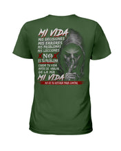 Load image into Gallery viewer, Mi Vida Mis Decidiones Mis Errores Mis Problems Mis Leciones Ladies Tee
