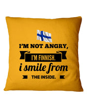 Load image into Gallery viewer, I'm Not Angry I'm Finnish I Smile From The Inside Trending Pillow Cover
