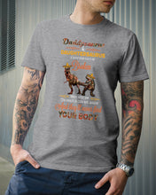 Load image into Gallery viewer, Daddysaurus Daughtersaurus A Bond That Can't Be Broken Guys Tee
