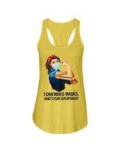 Load image into Gallery viewer, Seamstress What's Your Superpower Special Custom Design Ladies Flowy Tank
