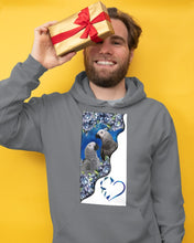 Load image into Gallery viewer, Magical Gray Couple African Parrot Gift For Bird Lovers Hoodie
