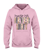 Load image into Gallery viewer, Baseball Hustle Hit Never Quit Gift For Lovers Hoodie
