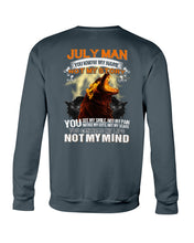 Load image into Gallery viewer, Birthday Gift For July Man You Know My Name Not My Story Trending Sweatshirt
