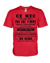 Load image into Gallery viewer, Birthday Meaningful Gift Geniale Super Mignonne Elle Est Nee En Fevrier Guys V-Neck
