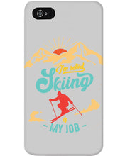 Load image into Gallery viewer, I'm Retired Skiing Is My Job Mountainous Terrain Phone case

