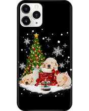 Load image into Gallery viewer, Funny Golden Retrievers Sleep In Red Boots Gift For Dog Lovers Phone case

