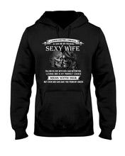 Load image into Gallery viewer, Shes Stubborn Messy And A Brat At Times Black Gift For Husband Hoodie
