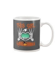 Load image into Gallery viewer, This Girl Loves Halloween Gift For Girls Mug
