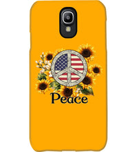 Load image into Gallery viewer, Peace Sign Sunflower Birthday Gift For Girls Phone case
