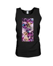 Load image into Gallery viewer, Cairn Terrier Floral Background Special Custom Design For Dog Lovers Unisex Tank Top
