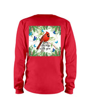 Load image into Gallery viewer, Scarlet Macaw With Butterflies I Am Always With You Gift For Lover Unisex Long Sleeve
