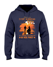 Load image into Gallery viewer, Behind Every Gorgeous Wife Is A Husband Who Believes In Her First Trending Hoodie
