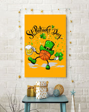 Load image into Gallery viewer, Basketball Saint Patrick's Day Gift For Basketball Lovers Vertical Poster
