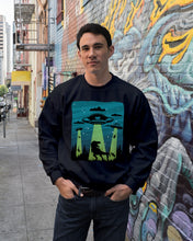 Load image into Gallery viewer, UFA Dinosaur T Rex Sky Full Of Stars Sweatshirt

