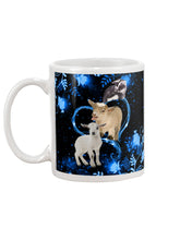 Load image into Gallery viewer, Lovely Phone Case Twinkling Blue Heart Gift For Goat Lovers Mug
