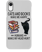 Load image into Gallery viewer, Cats And Books Make Me Happy - Cats And Books Lovers Gifts Phone case
