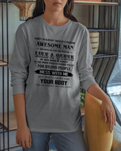 Load image into Gallery viewer, I'm Already Taken By An August Freaking Awesome Man For Birthday Gift Unisex Long Sleeve
