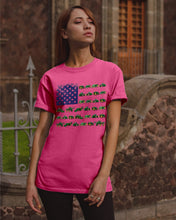 Load image into Gallery viewer, Trucker Farmer America Flag  Unique Custom Design Guys Tee
