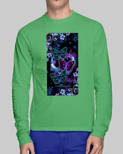 Load image into Gallery viewer, Purple Phone Case With Butterfly Faith Hope Love Suicide Awareness Gift Unisex Long Sleeve
