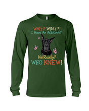 Load image into Gallery viewer, Black Great Dane Attitude Really Gift For Dog Lovers Unisex Long Sleeve
