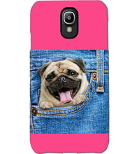 Load image into Gallery viewer, baby Pug In Denim Pocket Gift For Dog Lovers Phone case
