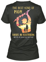 Load image into Gallery viewer, The Best Kind Of Mom Raises An Electrician Great Gift For Mom Ladies V-Neck
