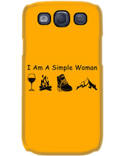Load image into Gallery viewer, Simple Woman Loves Wine Camping Shoes And Climbing Phone case
