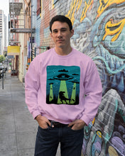 Load image into Gallery viewer, UFA Dinosaur T Rex Sky Full Of Stars Sweatshirt
