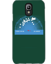 Load image into Gallery viewer, Pinpoint The Location In The Space Blue Phone case
