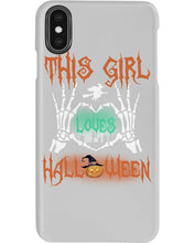 Load image into Gallery viewer, This Girl Loves Halloween Gift For Girls Phone case
