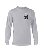 Load image into Gallery viewer, Cat In Your Front Pocket Great Gift For Cat Lovers Unisex Long Sleeve

